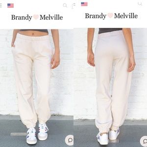 Brandy Melville Rosa Sweatpants